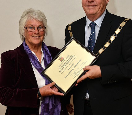 Helen Jowett Receives Somerset County Council Chairman’s Award